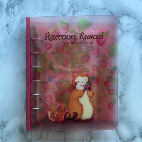 Nippon Animation Raccoon Rascal mini binder - USED - Picture 2 of 7